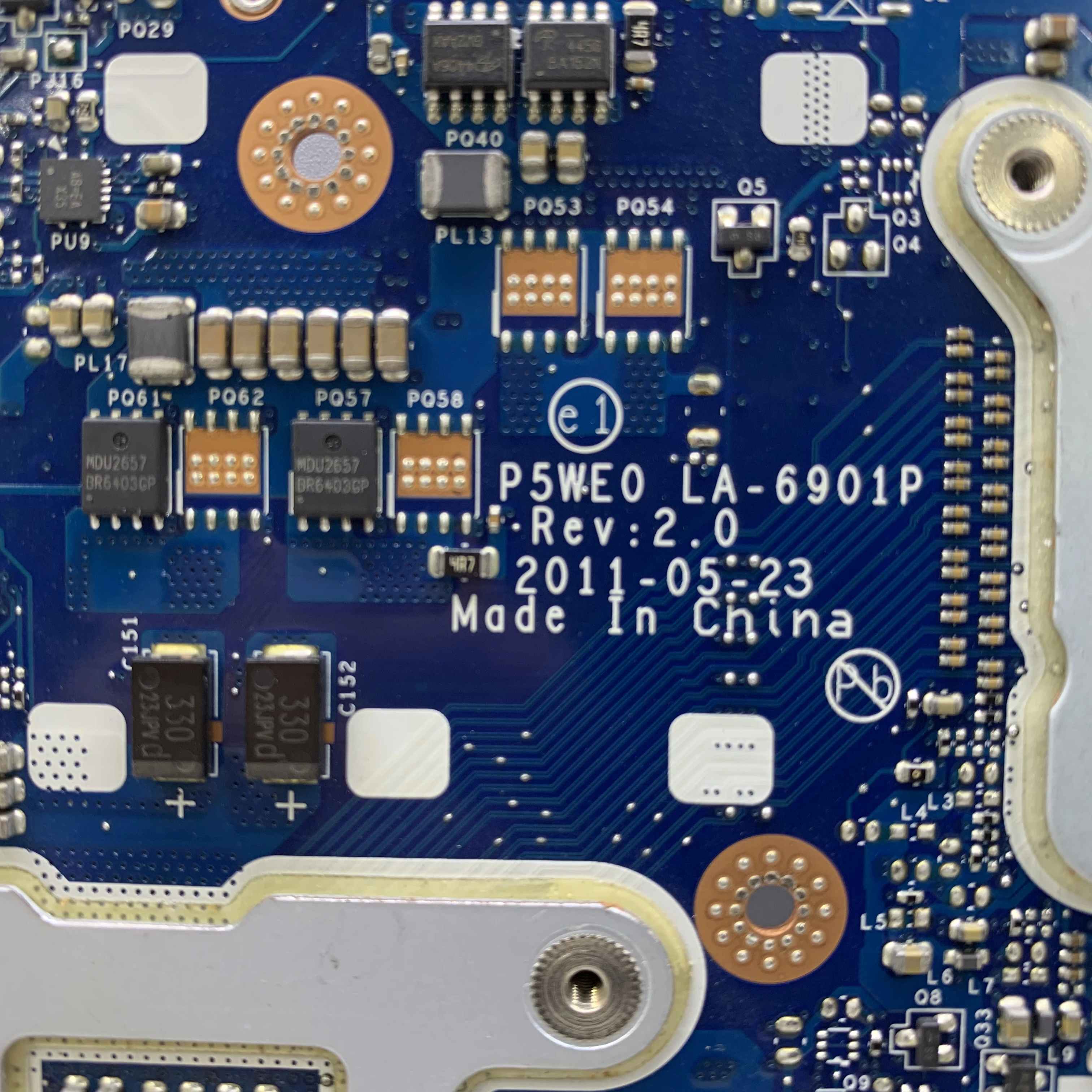 

KEFU KEFU P5WE0 LA-6901P Motherboard For acer 5750 5750G 5755 5755G Laptop Motherboard HM65 GT630M original Test