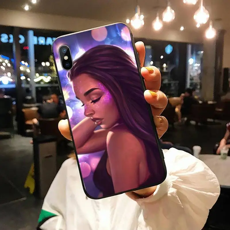 

Fashion sexy beautiful girl personality Phone Case for iPhone 11 12 pro XS MAX 8 7 6 6S Plus X 5S SE 2020 XR