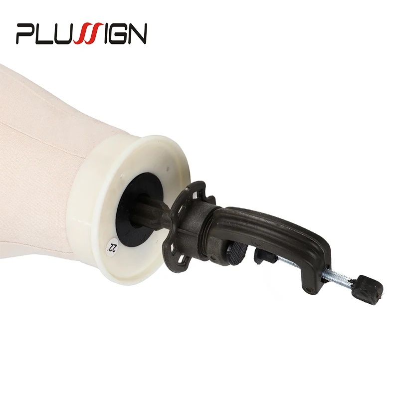 Plussign 2"-25" холст головки блока манекен головной парик делая Дисплей голова манекена для стилистов с общим Размеры монтажное отверстие с T-шпильки