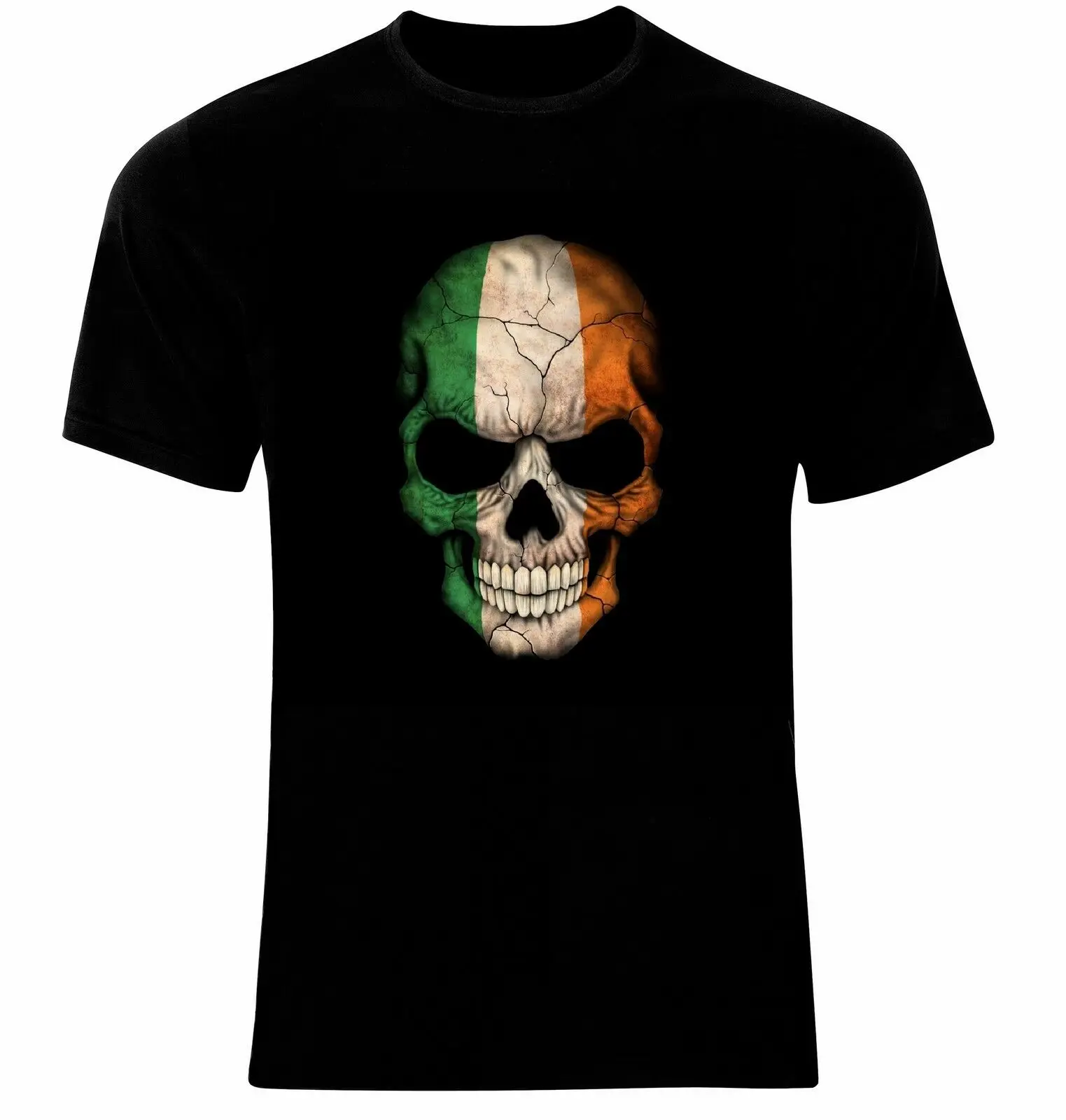 

Skull Irish Flag Ireland T-Shirt Neu All Sizes