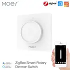 Новый Умный Поворотный Светильник вой регулятор яркости ZigBee Smart LifeTuya, дистанционное управление через приложение, работает с Alexa Google EU