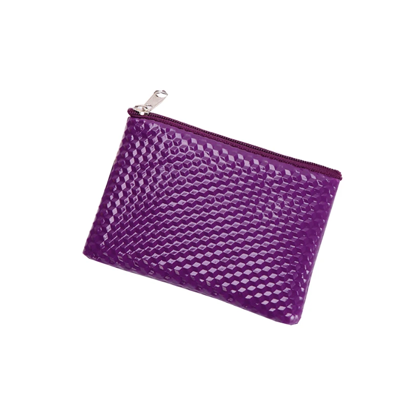 1 Piece Solid Color Simple Fashion Generous Portable Coin Purse Woven Zipper Small Wallet Key Bag Storage | Багаж и сумки