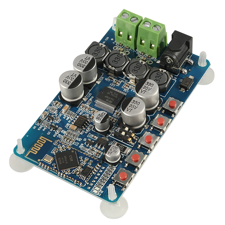 Bluetooth ресивер TDA7492P усилитель аудиоплата 25 Вт * 2 динамика модифицированные