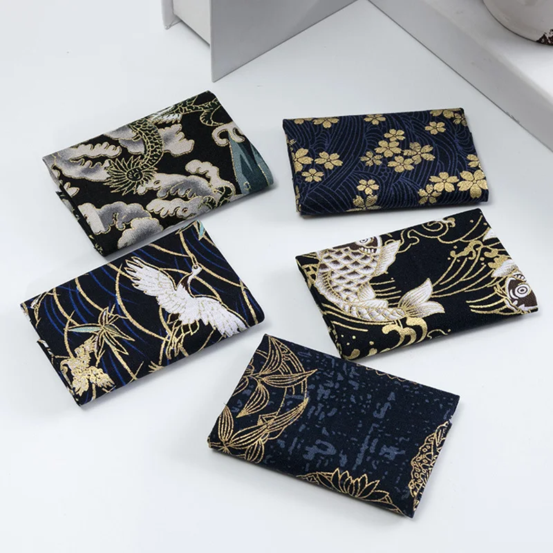 5 шт. японская ткань с цветами вишни Сакура хлопчатобумажная для