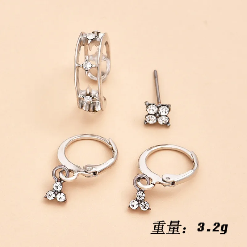 

Women Jewelry Creative Star Clip Earrings Set Birthday Gift