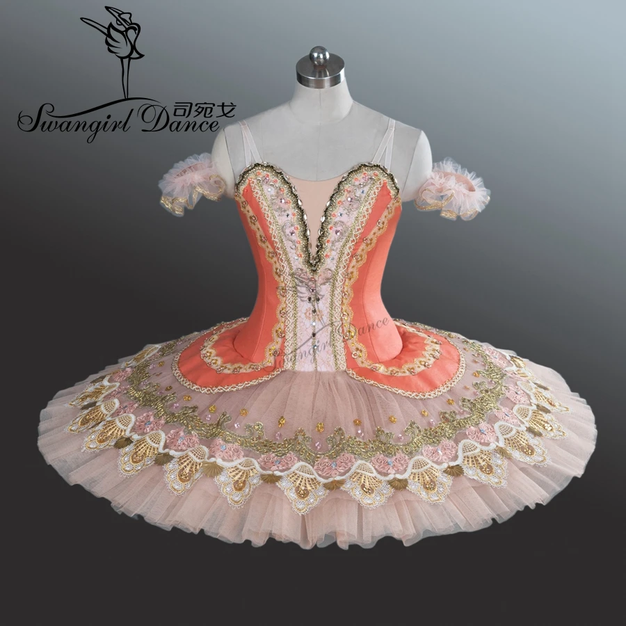 Высококачественные грубые розовые профессиональные балетные пачки для