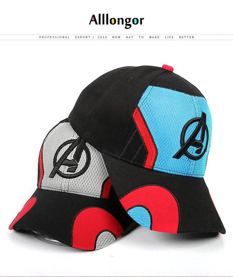 Бейсболка Marvel Avengers 4 бейсбольная кепка для мужчин женщин и 2019 Snapback надпись: Hip Hop