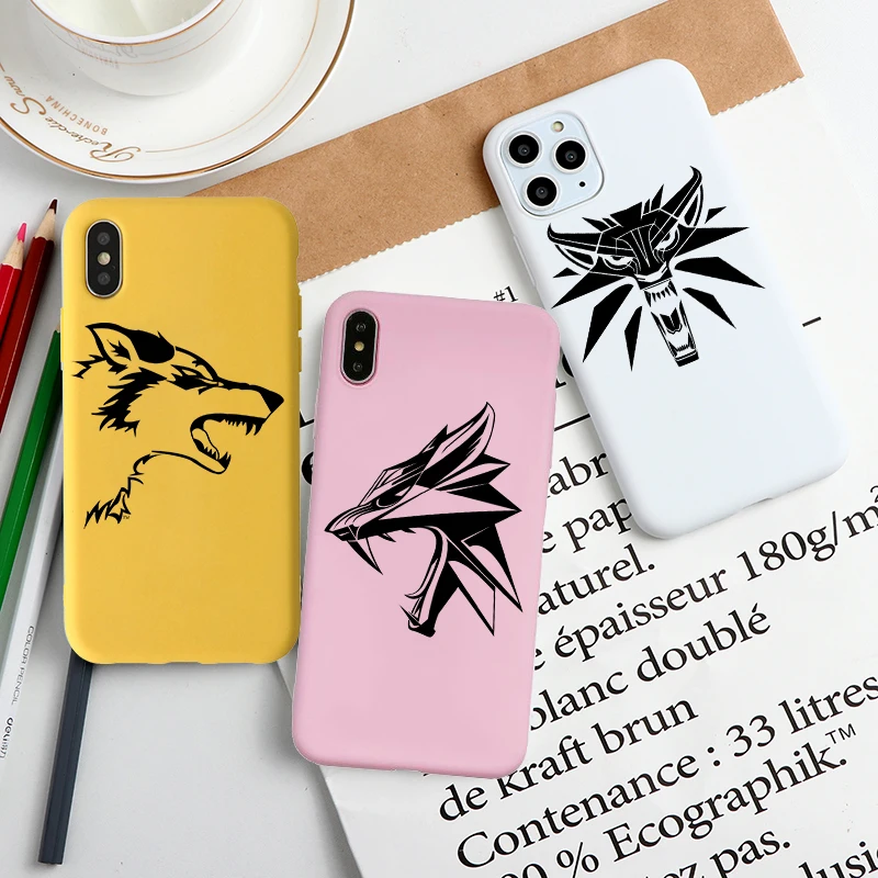 Чехол для телефона Wild Hunt Wolf силиконовый чехол iPhone 11 pro XR 7 Plus XS 10 6S 8 6 Max|Бамперы| |