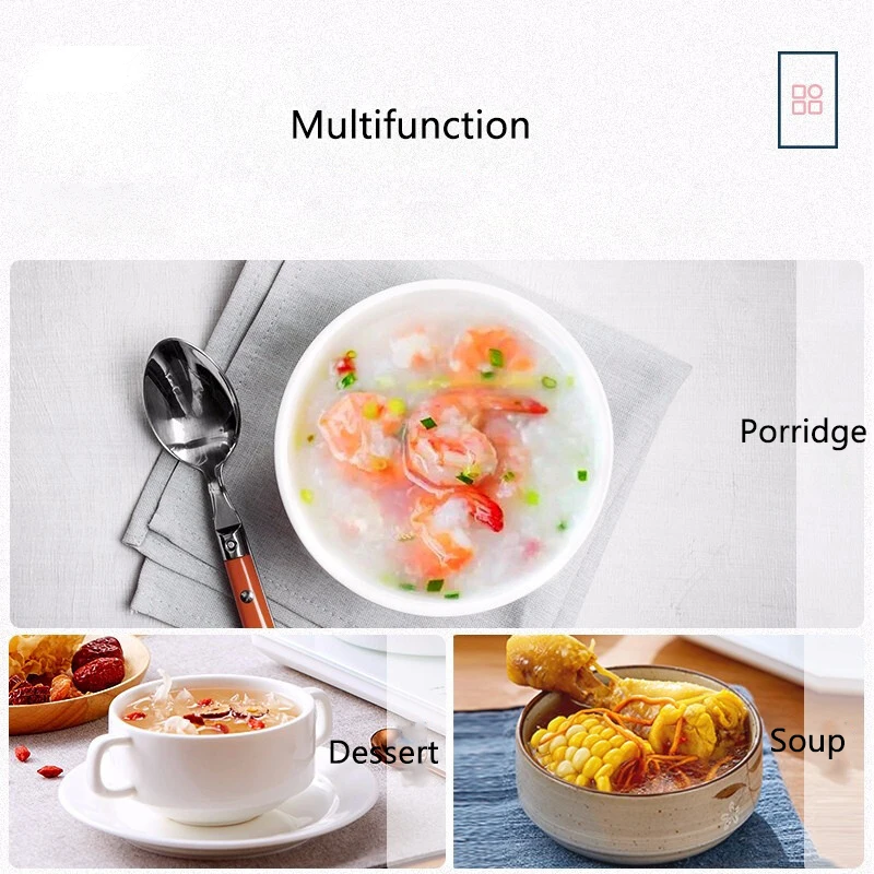 220 В портативный Электрический Ланч бокс керамическая лайнер рисоварка