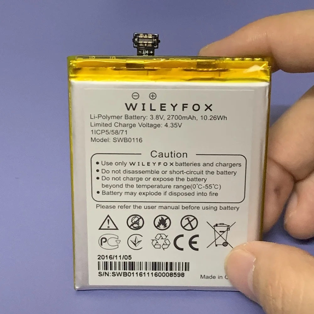 2700 мАч SWB0116 Аккумулятор для Wileyfox Swift 2 /Swift Plus мобильный телефон|Аккумуляторы