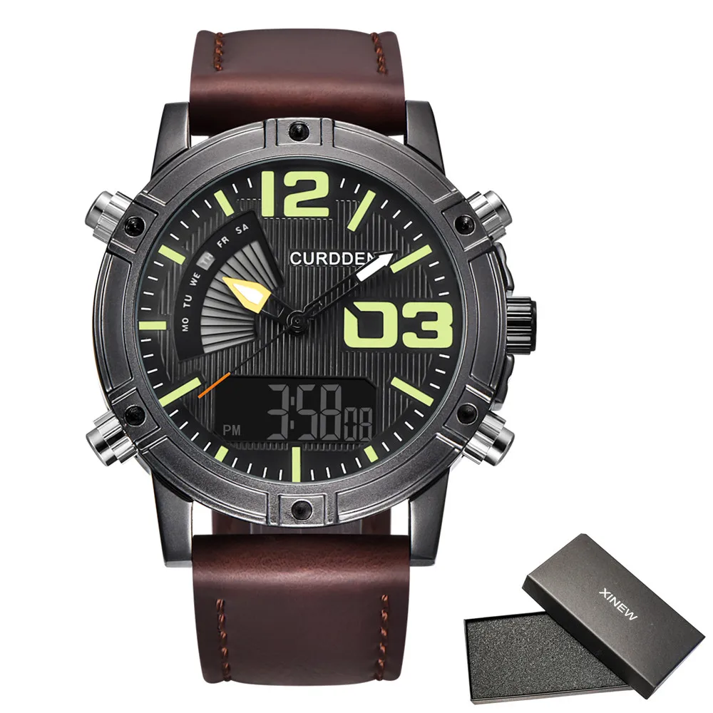 

Часы-хронограф мужские, цифровые, водонепроницаемые