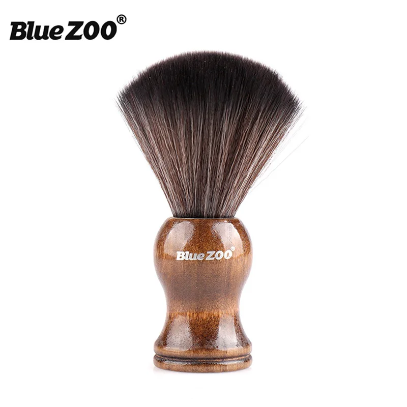

Blue Zoo Shaving Brush Beard Shaper Stainless Steel Shaving Bowl Tool Barber Shop Beard Brush Men Original Brushes Vintage Man