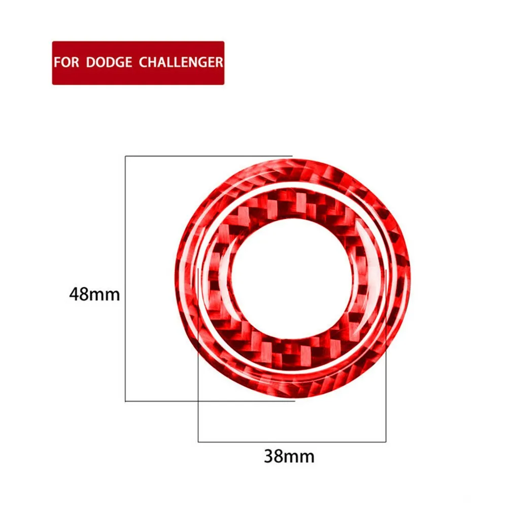 

Stickers Start Push Button Cover Trim For Dodge Challenger 2015-2020 Parts