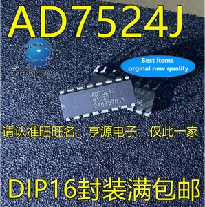 10PCS AD7524 AD7524J AD7524JN AD7524JP AD7524JNZ DIP-16 feet in stock 100% new and original
