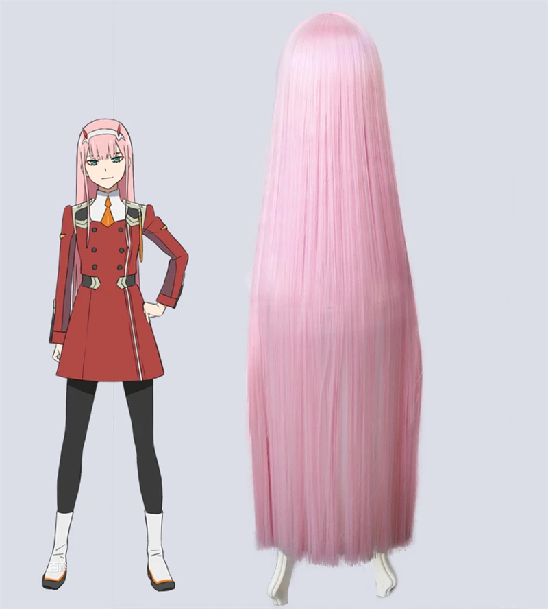 Аниме DARLING in the FRANXX ZERO TWO парик для волос Чистая синтетические волосы Косплей