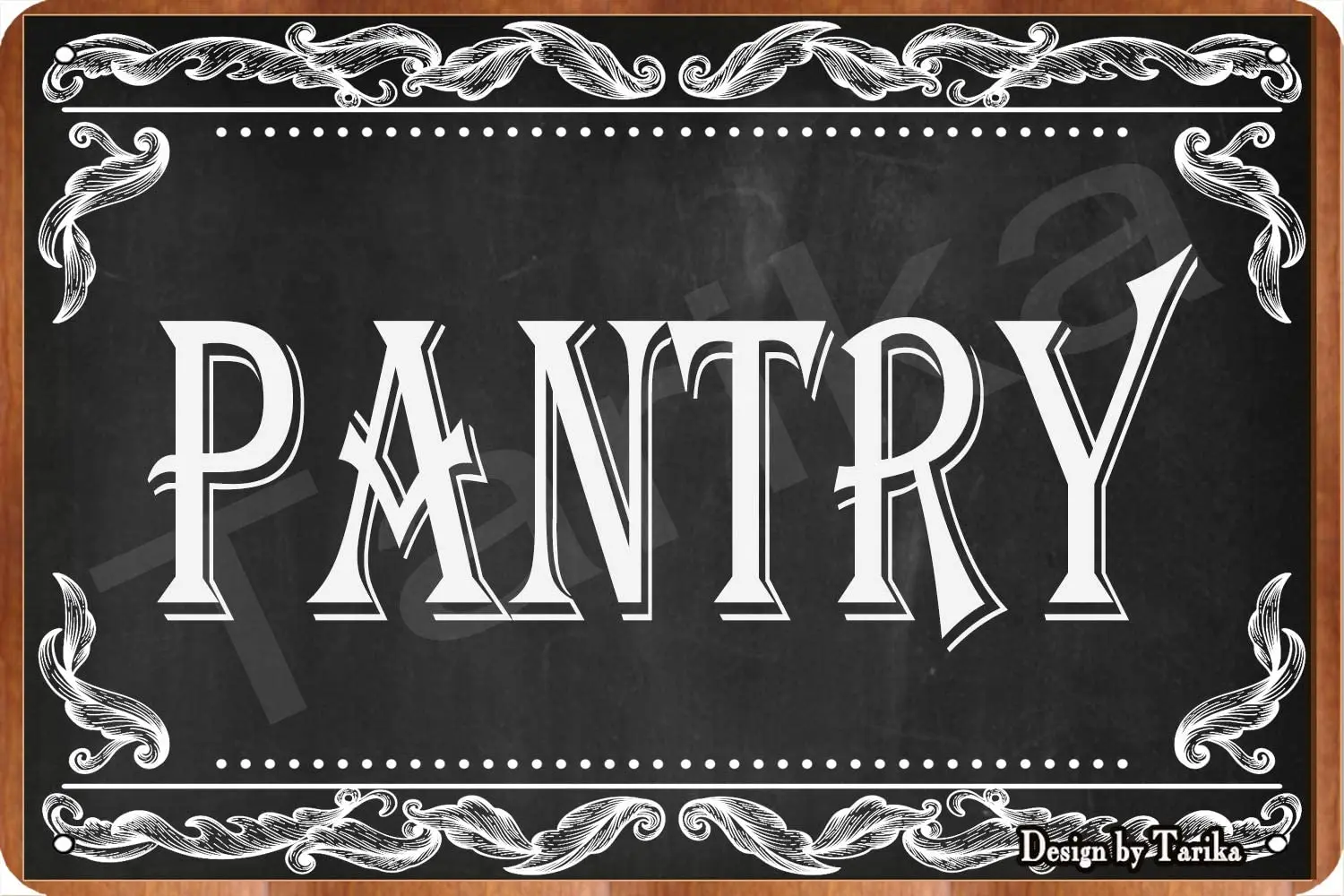 

Pantry Vintage Look Metal 20X30 cm Decoration Poster Sign for Home Kitchen Bathroom Farm Garden Garage Wall Decor