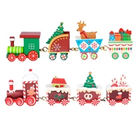 christmas train decor gift cute wooden mini train kids gift toys for christmas party decoration cute christmas gift agreeable