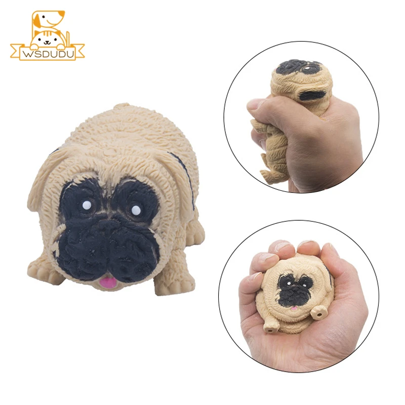 Милые Мопсы мягкие сжимаемые игрушки Смешные Мультяшные Животные Собака