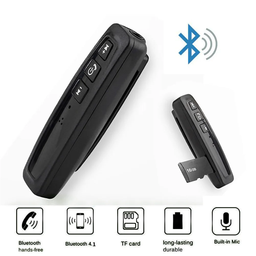 Автомобильный комплект громкой связи Bluetooth 4 1 приемники с креплением 3 5 AUX