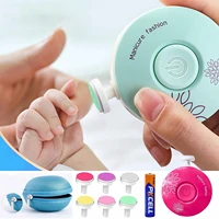 electric baby nail trimmer kid nail polisher tool infant manicure scissors baby hygiene kit baby nail clipper cutter for newborn