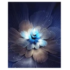 5D Diy полный квадратныйкруглый красивый лепесток искусство алмазная живопись вышивка крестиком Мозаика картина украшение дома Настенный Дизайн FC474