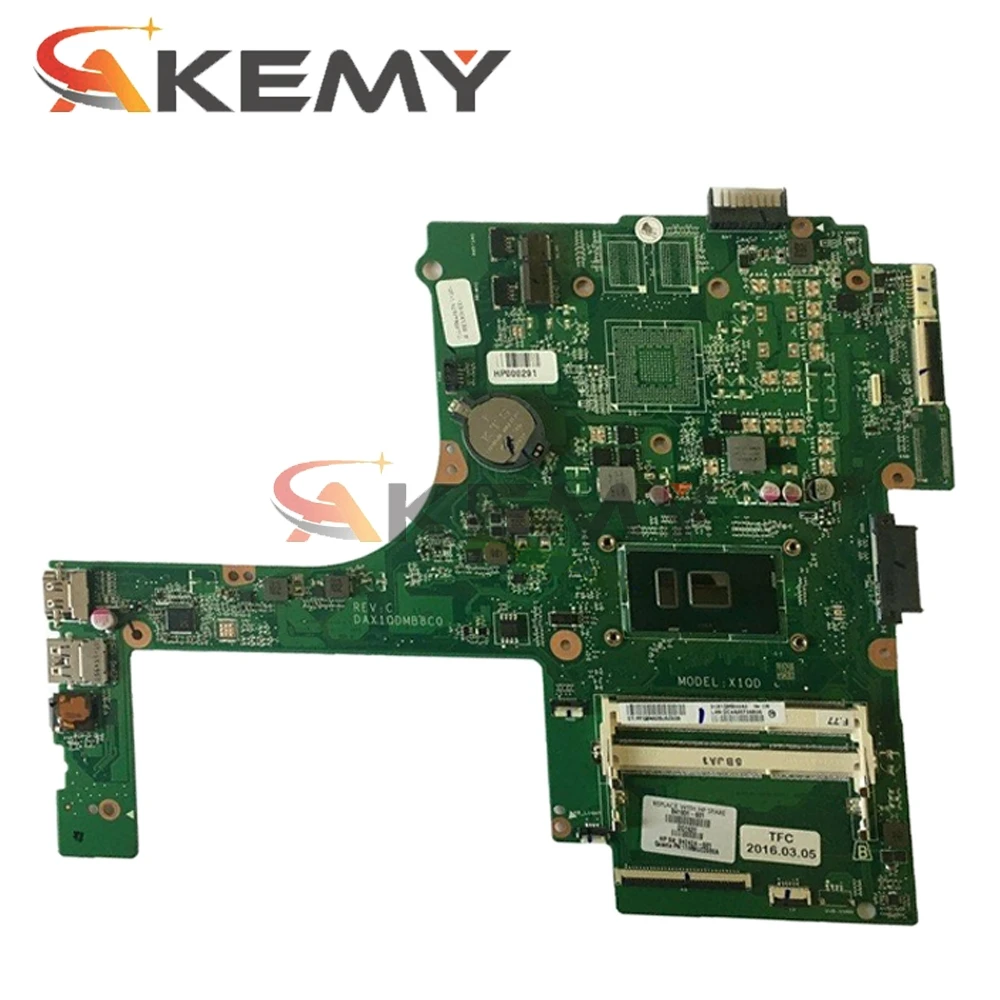 Для струйного принтера HP PAVILION 15-AK серии Материнская плата ноутбука 840295-601 840295-001