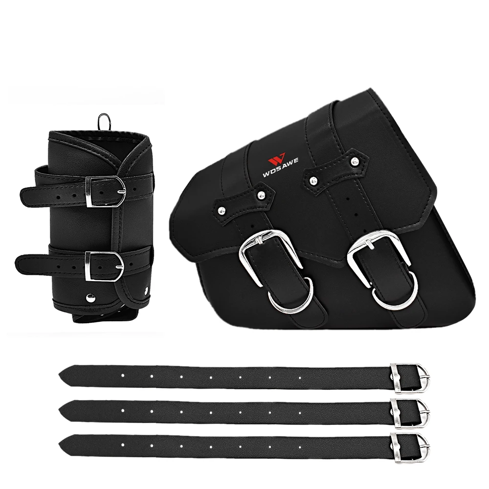 WOSAWE мотоцикл седельная сумка левый и правый универсальный из искусственной кожи