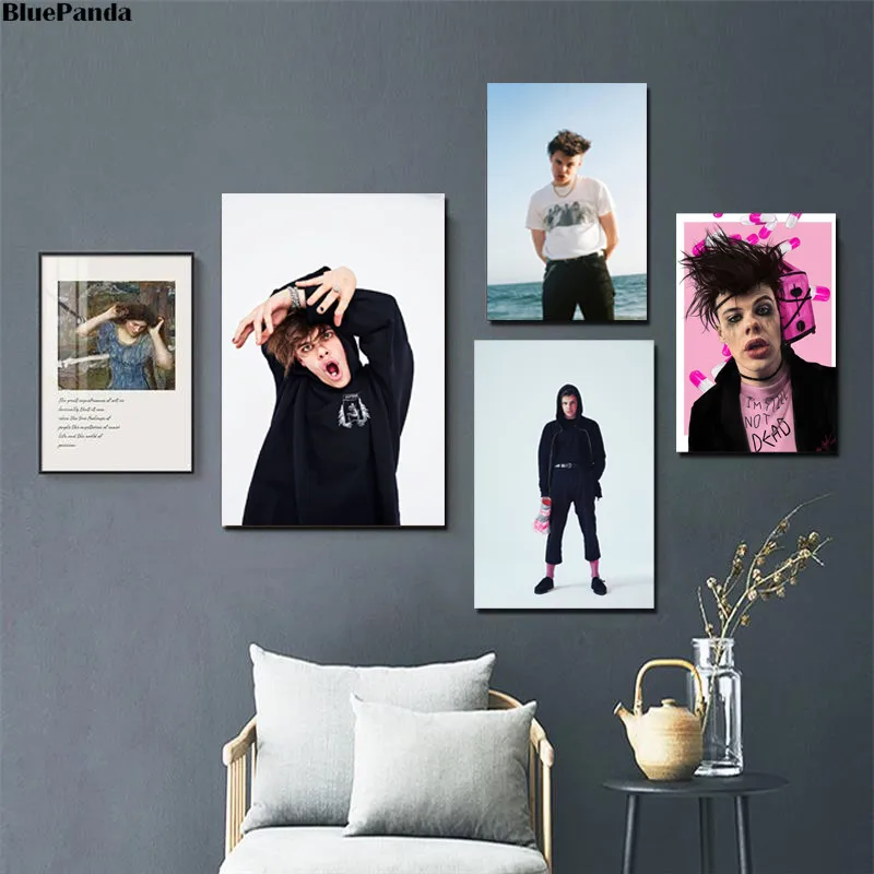 Британский певец Yungbludes Печать на холсте картина модульные картины для гостиной