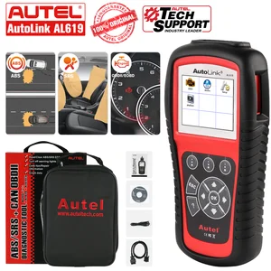 Диагностический сканер Autel AL619 OBD2, автомобильный диагностический прибор OBD 2