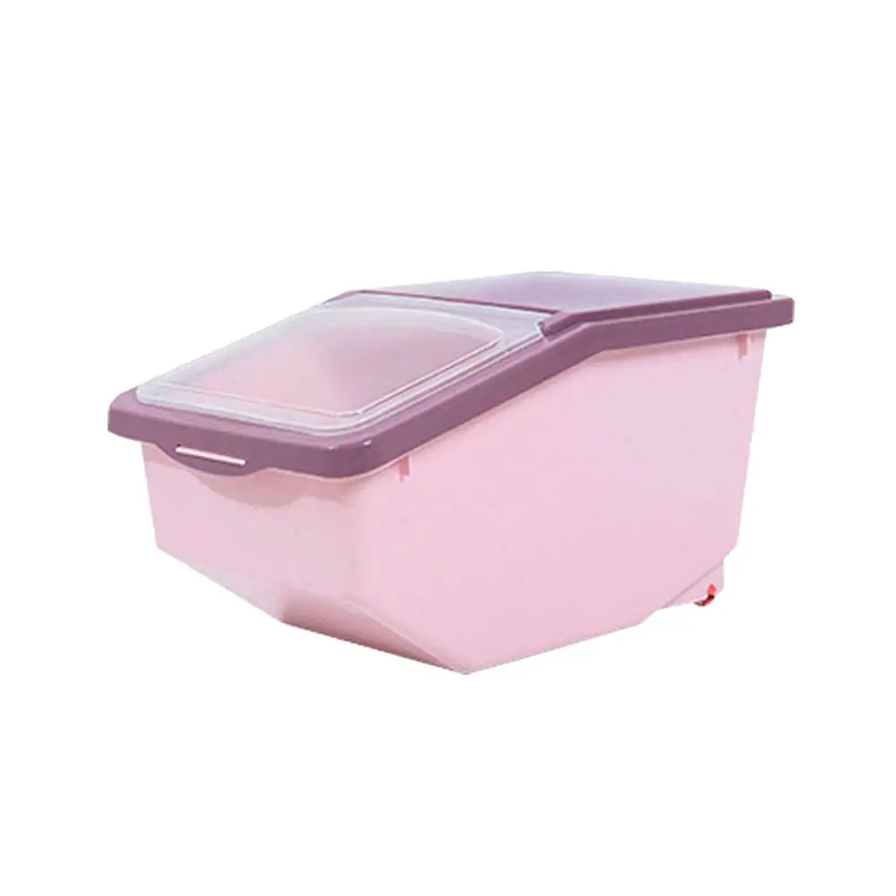 1pc Plastic Grain Storage Box Cereal Bean Rice Case Container Jars Home Kitchen | Дом и сад