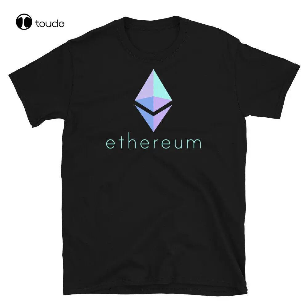 

Ethereum T-Shirt, Ethereum Crypto Logo Emblem Shirt, Unisex Tee Tee Shirt Custom aldult Teen unisex digital printing Tee shirt