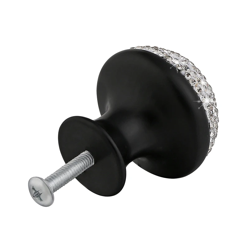 35 мм ручки для шкафа в форме гриба цветные хрустальные стразы выдвижные дверные 2