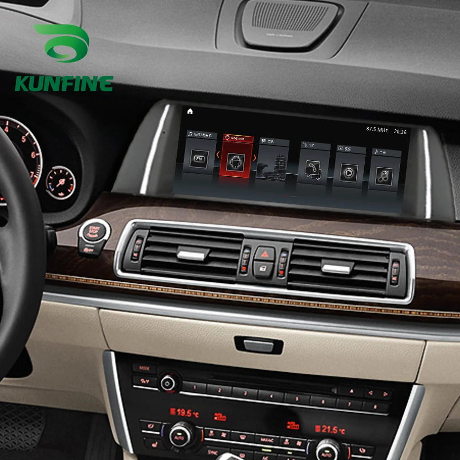 Автомобильный мультимедийный плеер KUNFINE Android 9 0 4 Гб ОЗУ 64 ПЗУ DVD GPS для BMW F10/F11 2011-2012