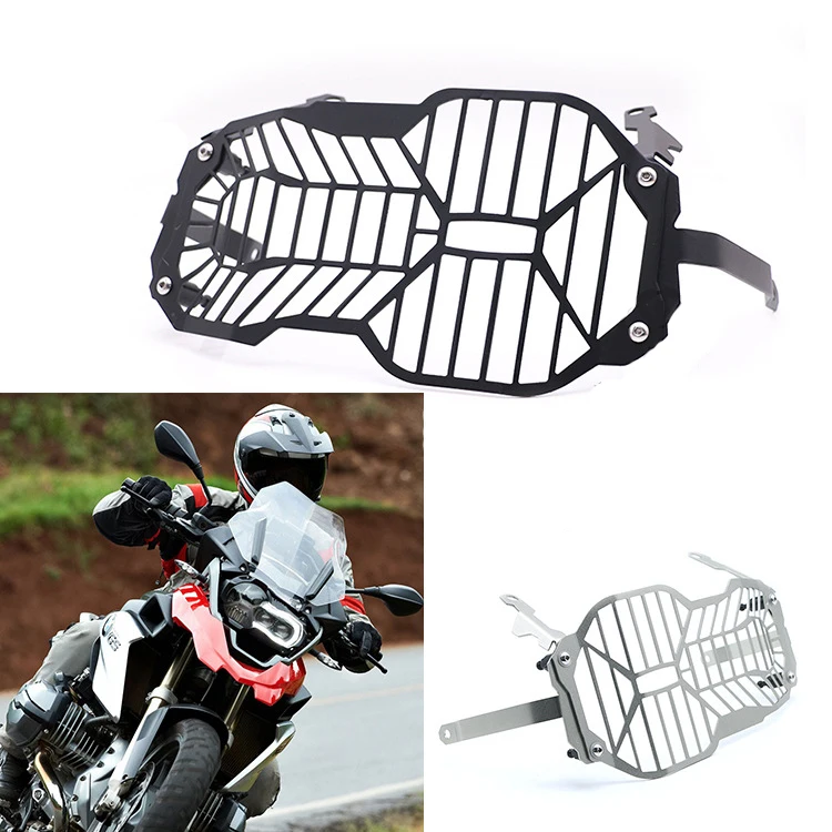 

R1200 Motorcycle Headlights Light Grille Cover Mask Square Grid Cross Retro Headlight Mesh Cover
