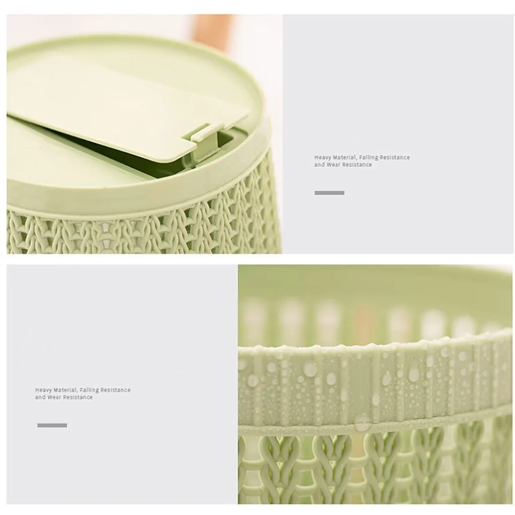 Контейнер для мусора с мусорные мешки хранения Творческий мусорное ведро