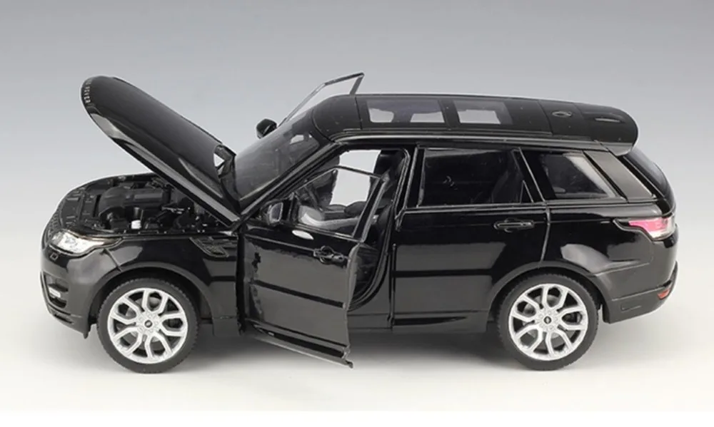 Welly 1/124 1:24 Range Rover Sport SUV внедорожник автомобиль литой Дисплей Модель игрушки на день рождения для детей мальчиков и девочек