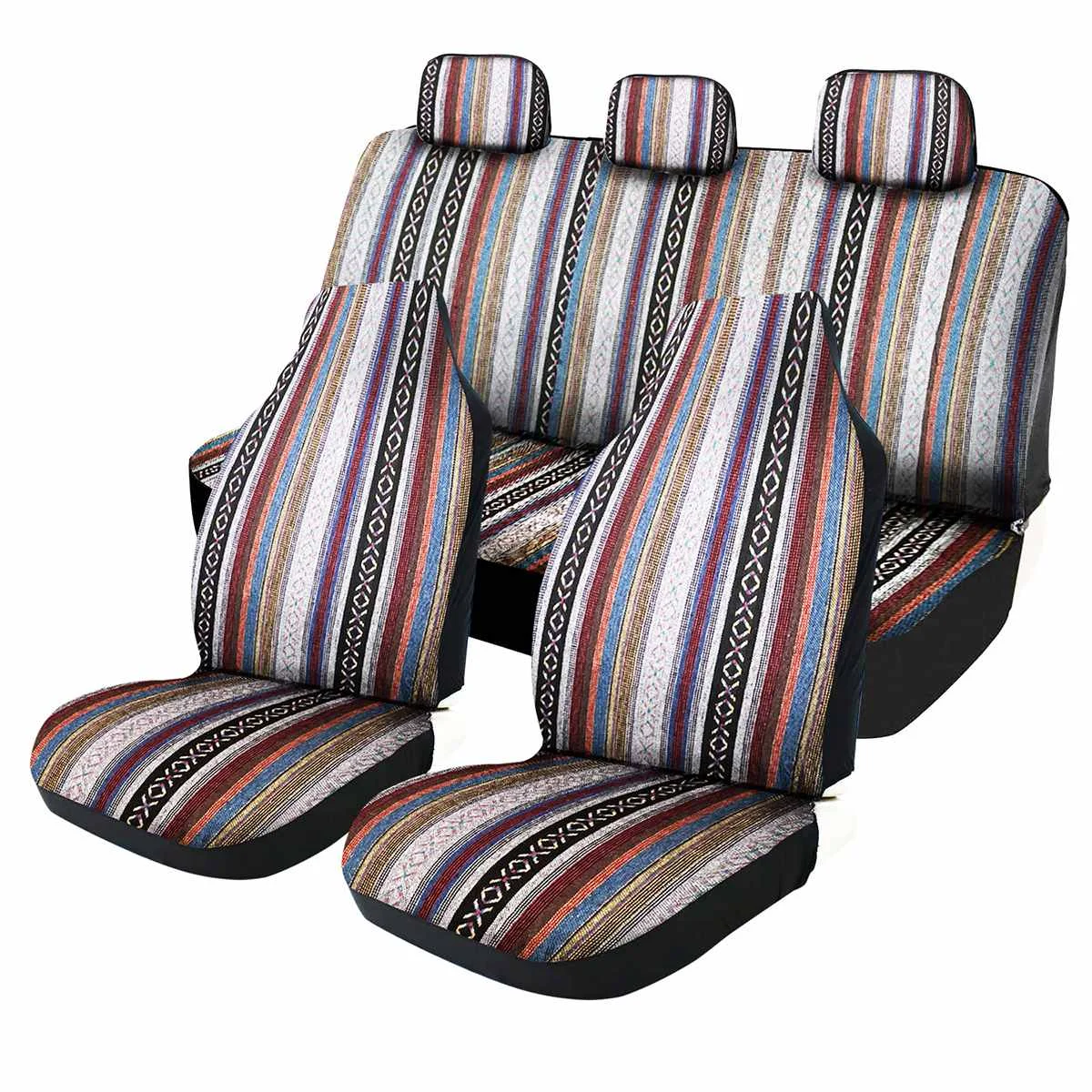 Набор чехлов для автомобильных сидений универсальные накидки на сиденья
