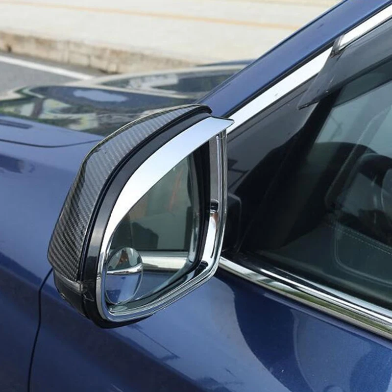 

FOR 2PCS New Bmw X5 Rearview Mirror Rain Eyebrow Abs Chrome Door Mirror Rain Rearview Visor X5 Accessories Refit 2018 2019 2020