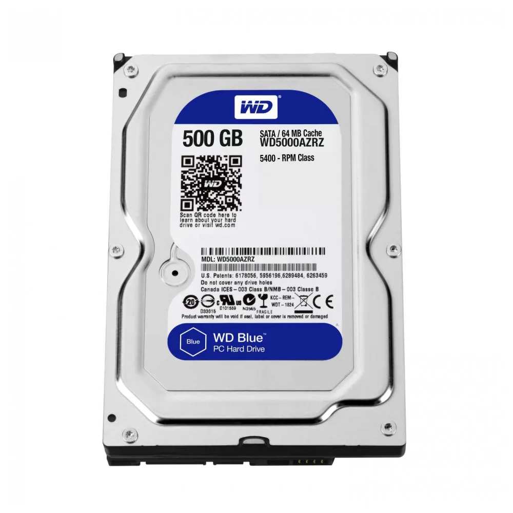 Внутренний жесткий диск Drives WESTERN WD WD5000AZRZ HDD 500ГБ 3 5&quot 5400RPM 64MB (SATA III) Blue |