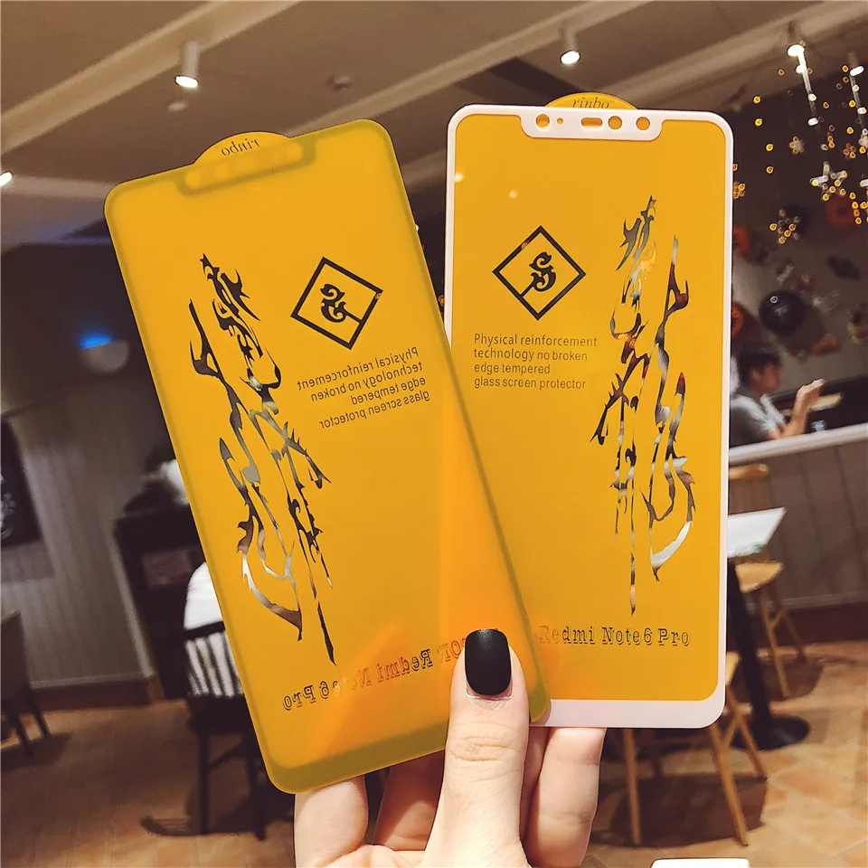 

2pcs 6D Full Glue Cover Tempered Glass For Xiaomi Mi 9 9T 8 A2 Lite Mix 3 Redmi Note 7 6 5 K20 Pro k30 Screen Protector Film