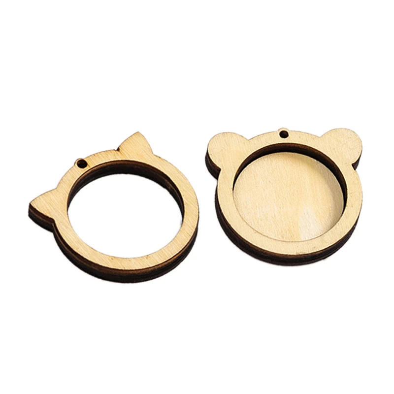 7 шт./компл. мини кольцо вышивка круг круглые деревянные обручи DIY крестиком набор