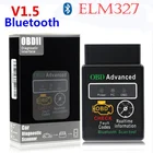 Горячая распродажа! HH ELM327 Bluetooth OBD2 OBD II диагностический инструмент ELM 327 V1.5 CAN шина проверки двигателя автомобиля сканер для AndroidПК