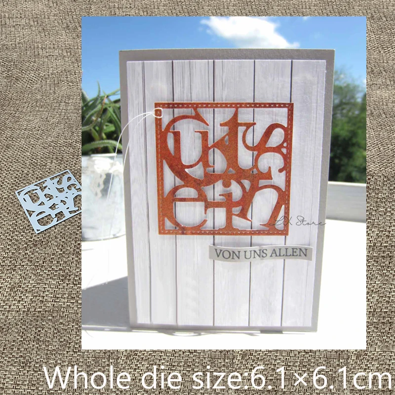 Новый дизайн металлическая высечка для рукоделия немецкая рамка вауна украшение
