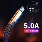 1 м 5.0A Плетеный Тип C USB кабель Быстрая зарядка Micro USB кабель синхронизации данных для Huawei P Smart Plus 2019 Xiaomi redmi мобильных телефонов