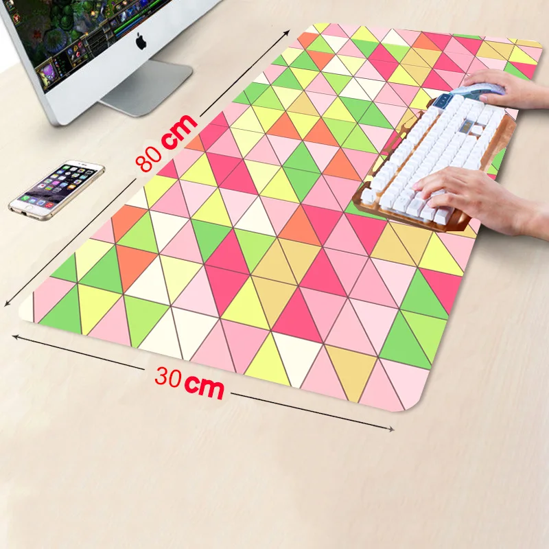 

Geometric Figure Mouse Pad XL Gamer Large Computere Mousepad Lock Edge Desk Mat Keyboard Mice Rubber Gaming Mouse Pads