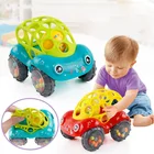 Погремушка рулон Автомобильная шаровая игрушка детская игра подарки бубен интерактивные игрушки для малышей ручной захват мягкие резиновые 0-2Years
