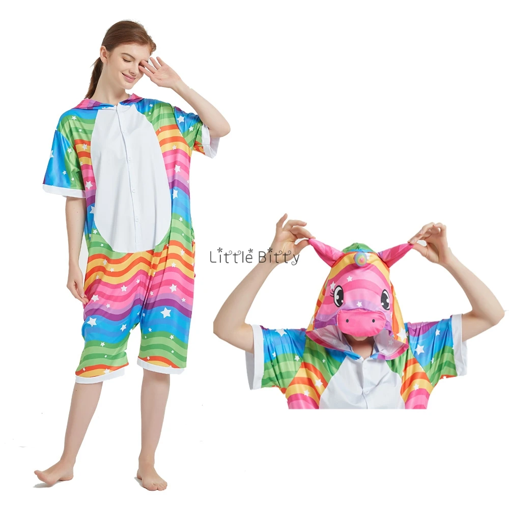 Кигуруми пижамы для мамы и детей комбинезон милая цельная Пижама пижама с