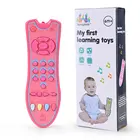 Игрушка с пультом дистанционного управления для телевизора, Реалистичная, с подсветкой, музыкальная, развивающая игрушка для малышей