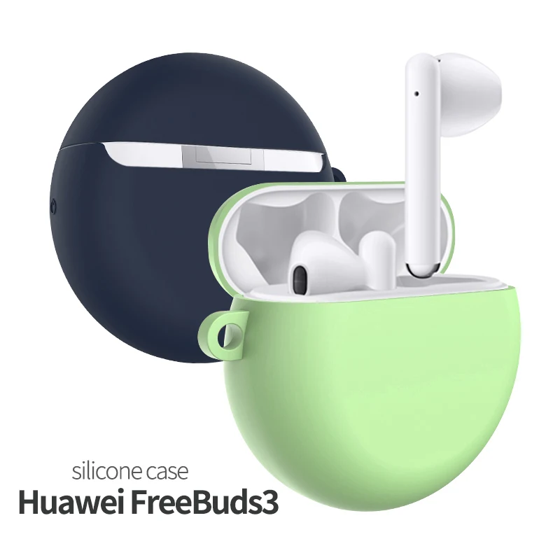 Чехлы для наушников Huawei FreeBuds 3 мягкий силиконовый беспроводной чехол в китайском