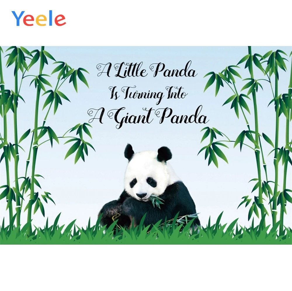 Yeele I like Panda bamboo мультфильм ребенок день рождения украшения фотографический фон